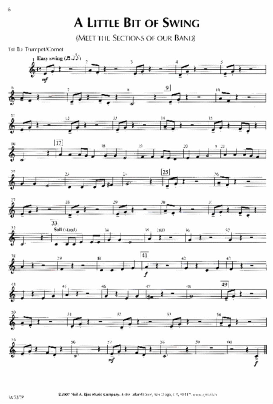 Standard of Excellence: First Performance Plus-Trumpet/Cornet Concert Band Methods scores gallery preview page 2