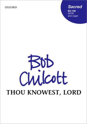 Book cover for Thou knowest, Lord