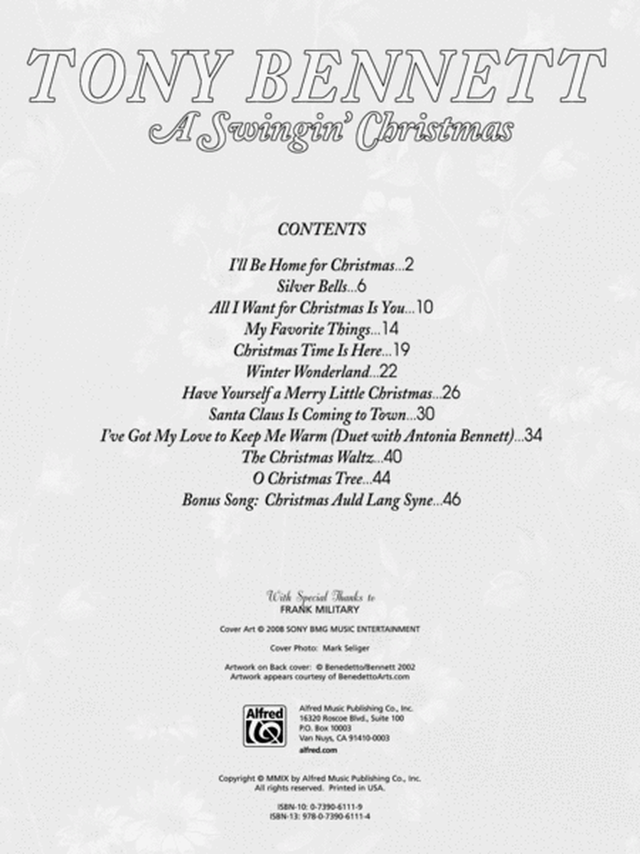 Tony Bennett -- A Swingin' Christmas