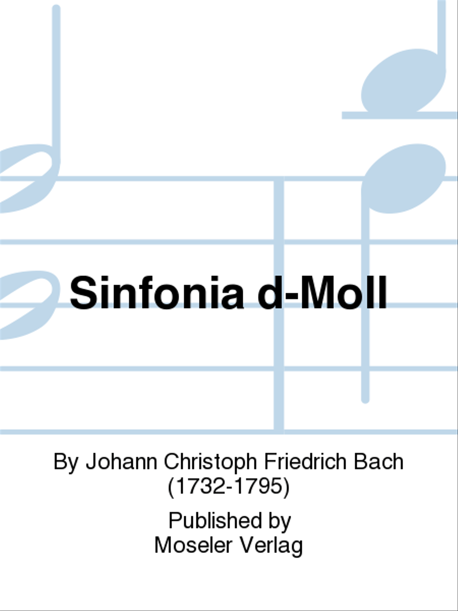 Sinfonia d-Moll Chamber Orchestra scores gallery preview page 1