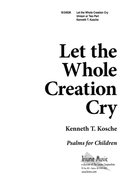 Let the Whole Creation Cry image number null