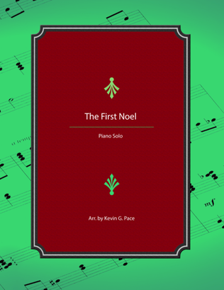 Book cover for The First Noel - advanced piano solo