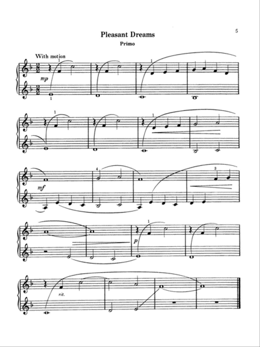 Two at One Piano, Book 2 Small Ensemble scores gallery preview page 6