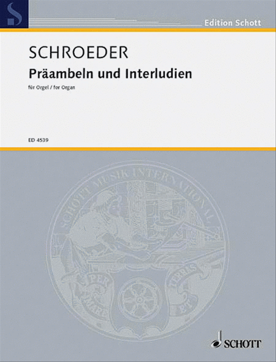 Preambles and Interludes Organ scores gallery preview page 1