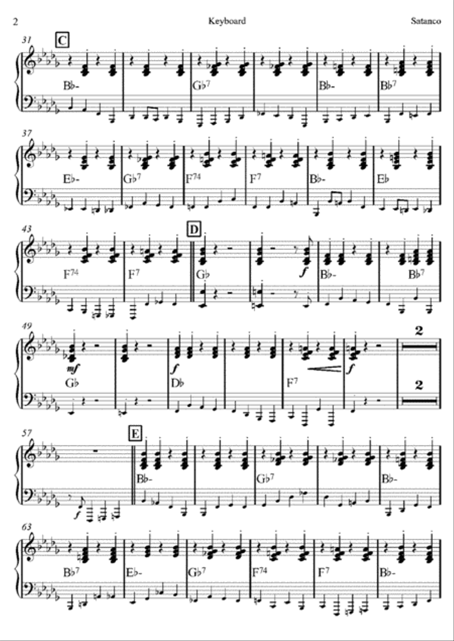 Satanco Jazz Ensemble scores gallery preview page 4