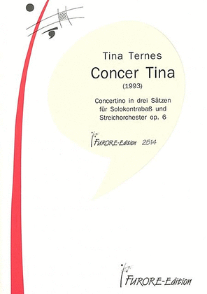 Book cover for Concer Tina