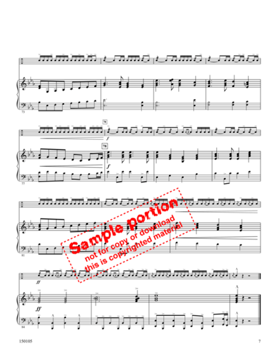 Hold The Fort Piano Accompaniment scores gallery preview page 4