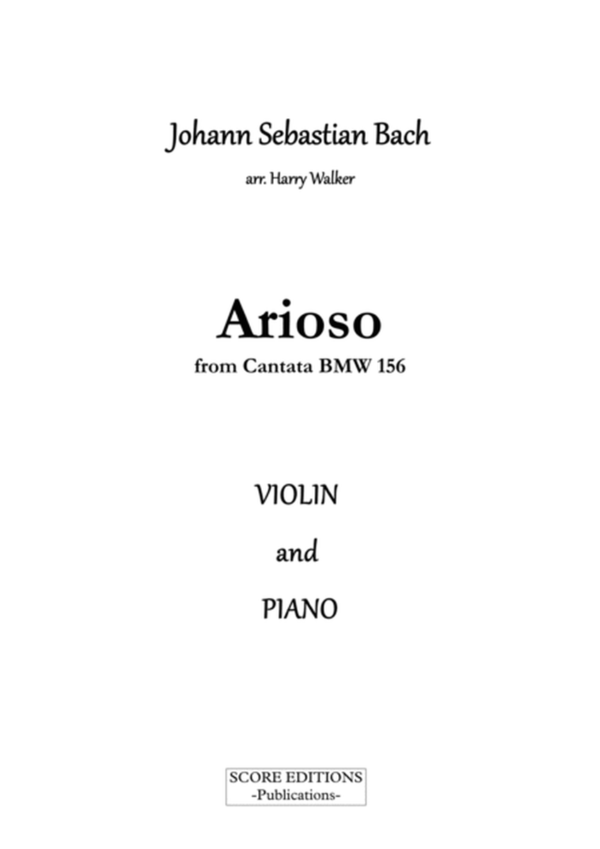 Bach - Arioso from Cantata BWV 156 for Violin and Piano image number null
