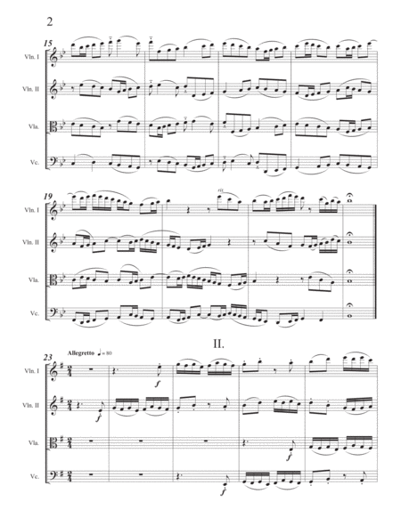 String Quartet no. 4 ('Ad Fugam') SCORE & PARTS image number null