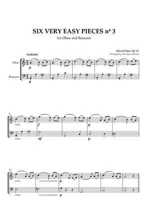 Six Very Easy Pieces nº 3 (Andante) - Oboe and Bassoon