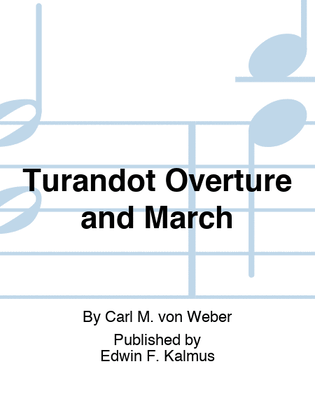 Book cover for Turandot Overture and March