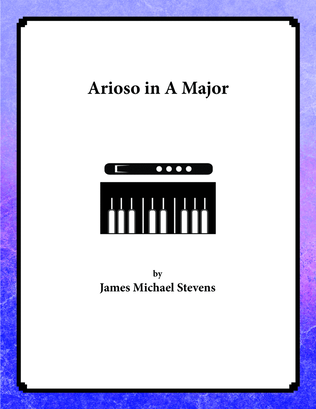 Book cover for Arioso in A Major - Flute & Piano