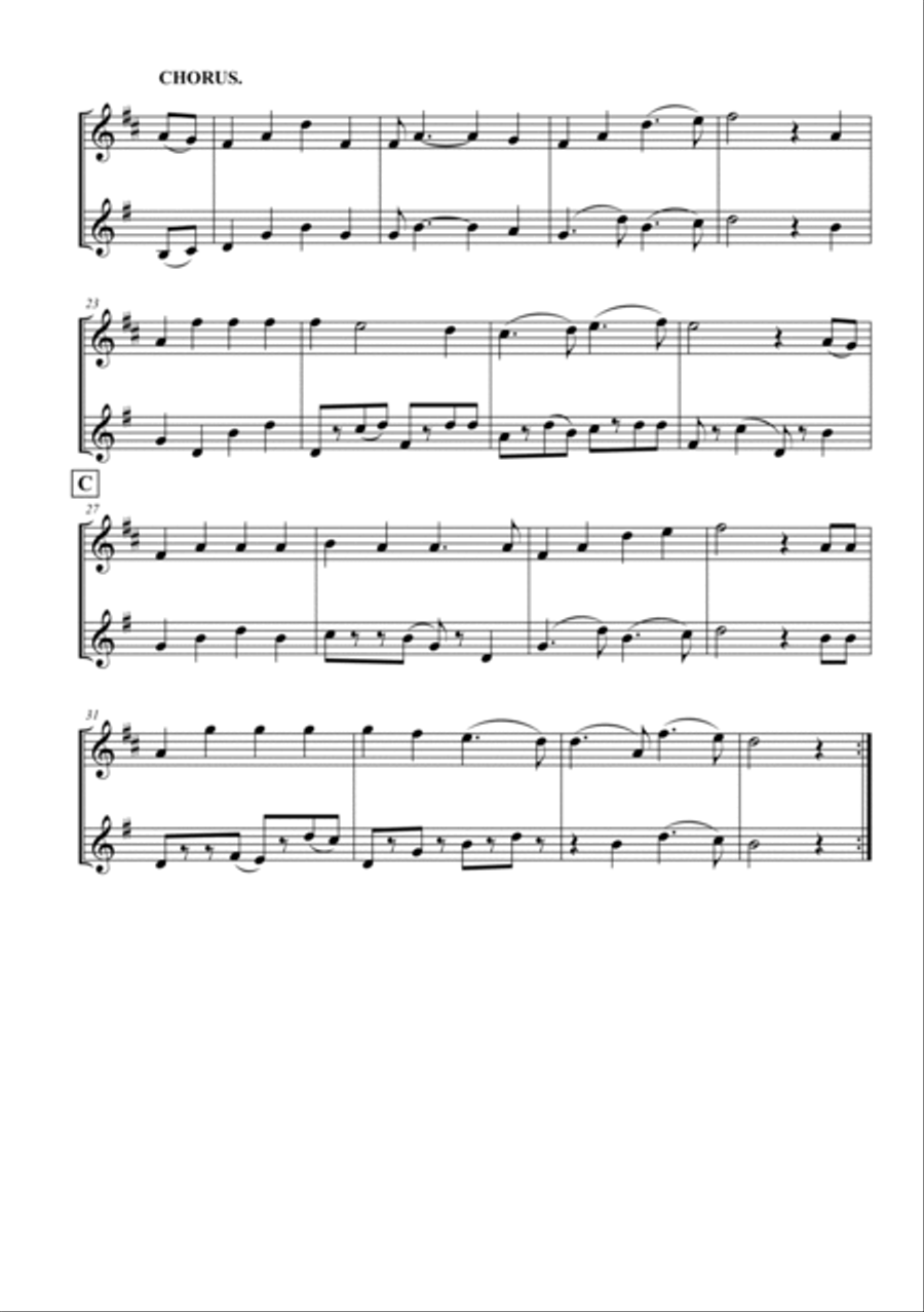 Yellow Rose of Texas Yellow Rose of Texas Woodwind Duet scores gallery preview page 2