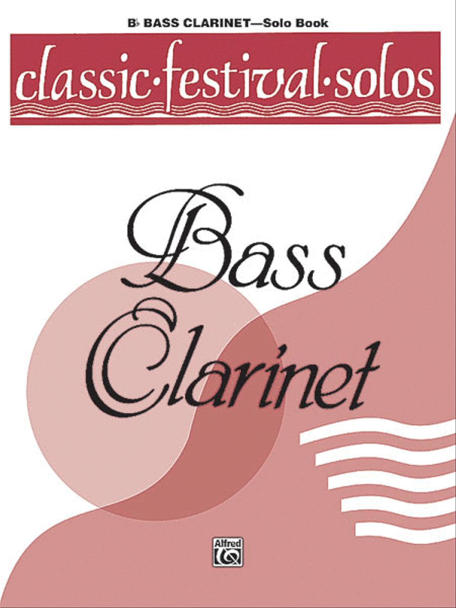 Classic Festival Solos (B-flat Bass Clarinet), Volume 1 Bass Clarinet scores gallery preview page 1