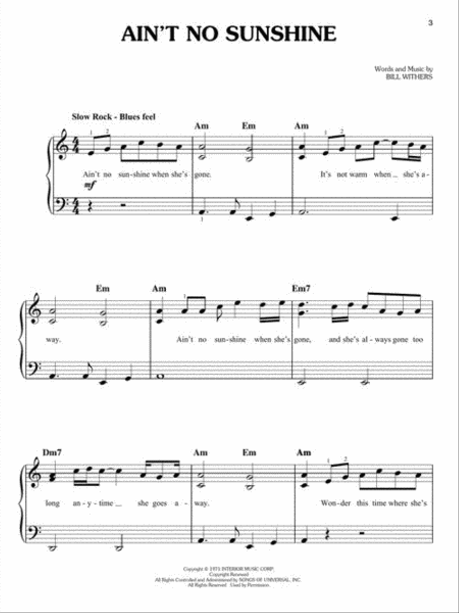 First 50 Blues Songs You Should Play on the Piano by Various