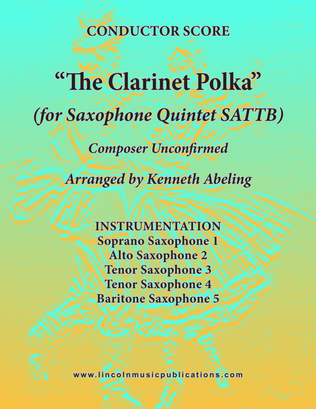 Clarinet Polka (for Saxophone Quintet SATTB)