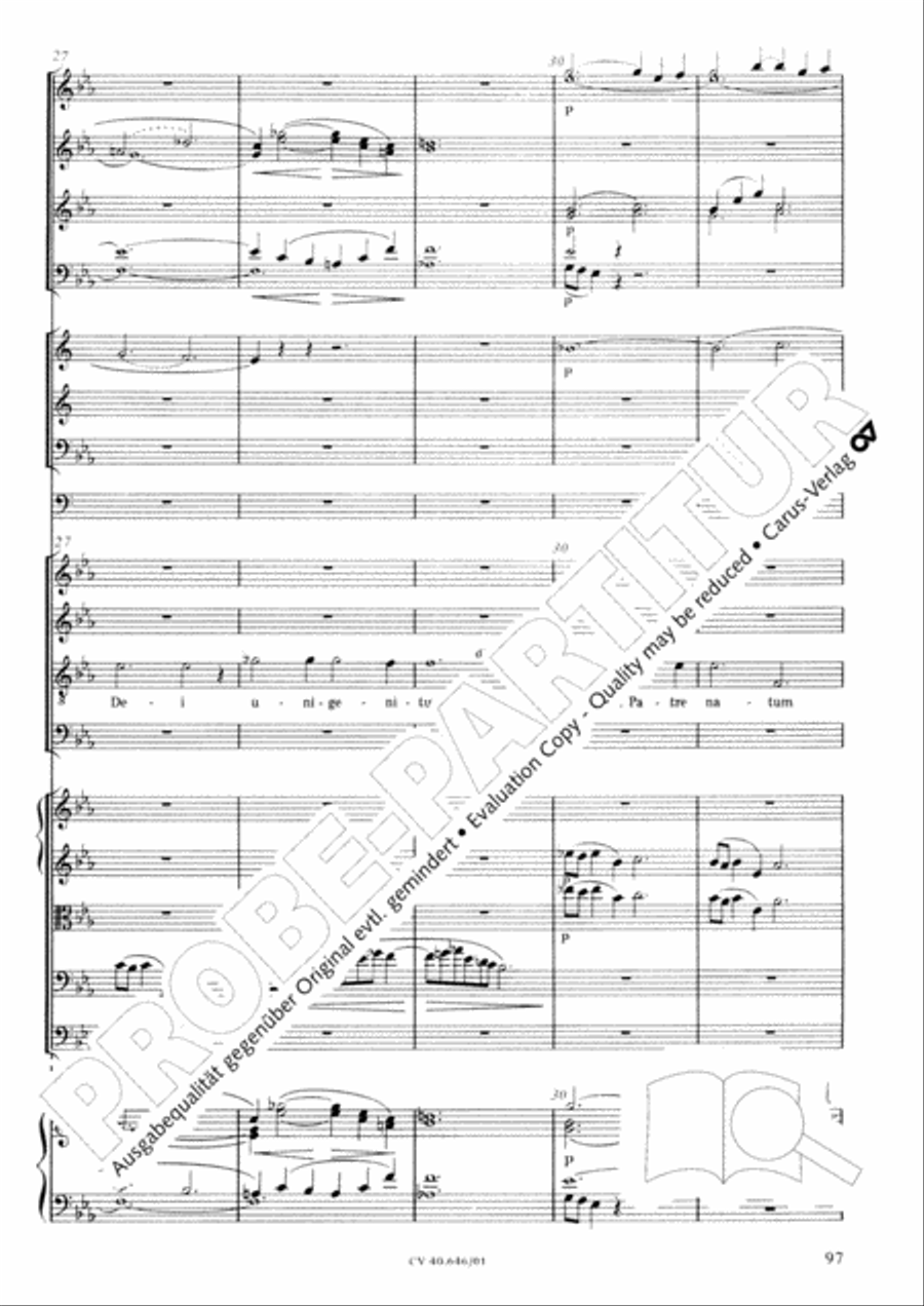 Mass in A Major (2 versions) STB scores gallery preview page 108