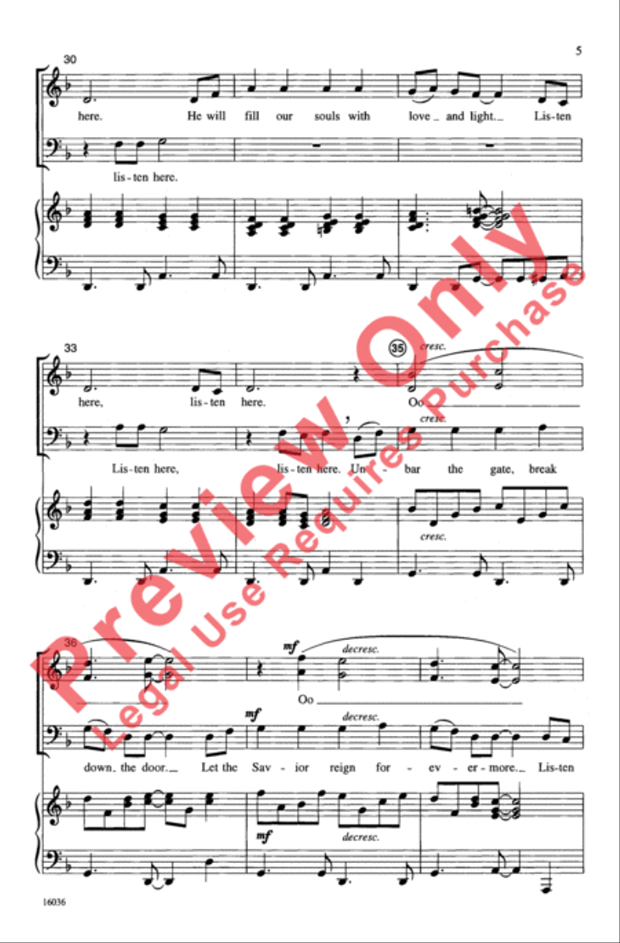 Listen Here, Listen Here 3-Part scores gallery preview page 5