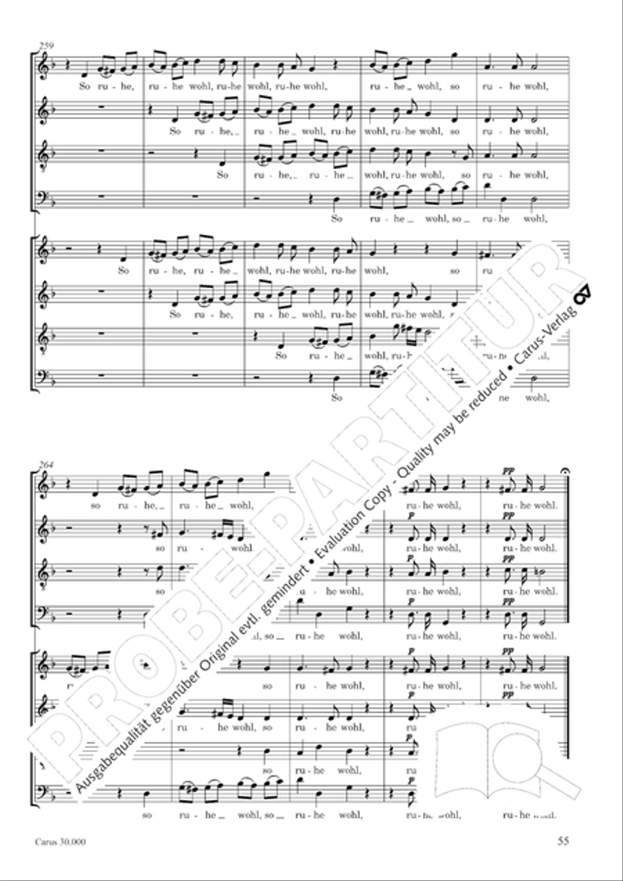 J.L. Bach: The complete motets Choir scores gallery preview page 62