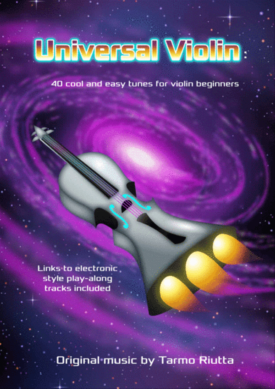 Universal Violin - 40 cool and easy tunes for violin beginners String Duet scores gallery preview page 1