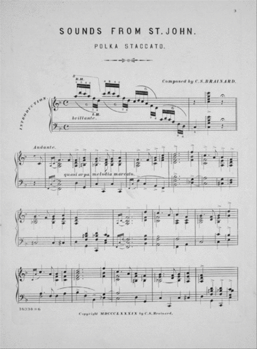 Sounds from St. John. Polka Staccato Piano Solo scores gallery preview page 2