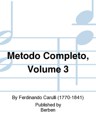 Book cover for Metodo Completo Vol. 3