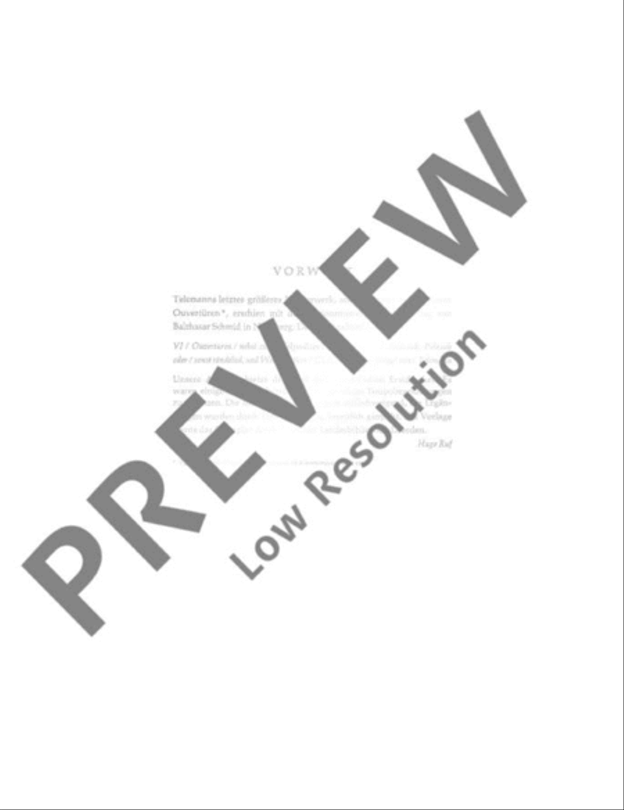 Six Overtures Six Overtures Harpsichord scores gallery preview page 3