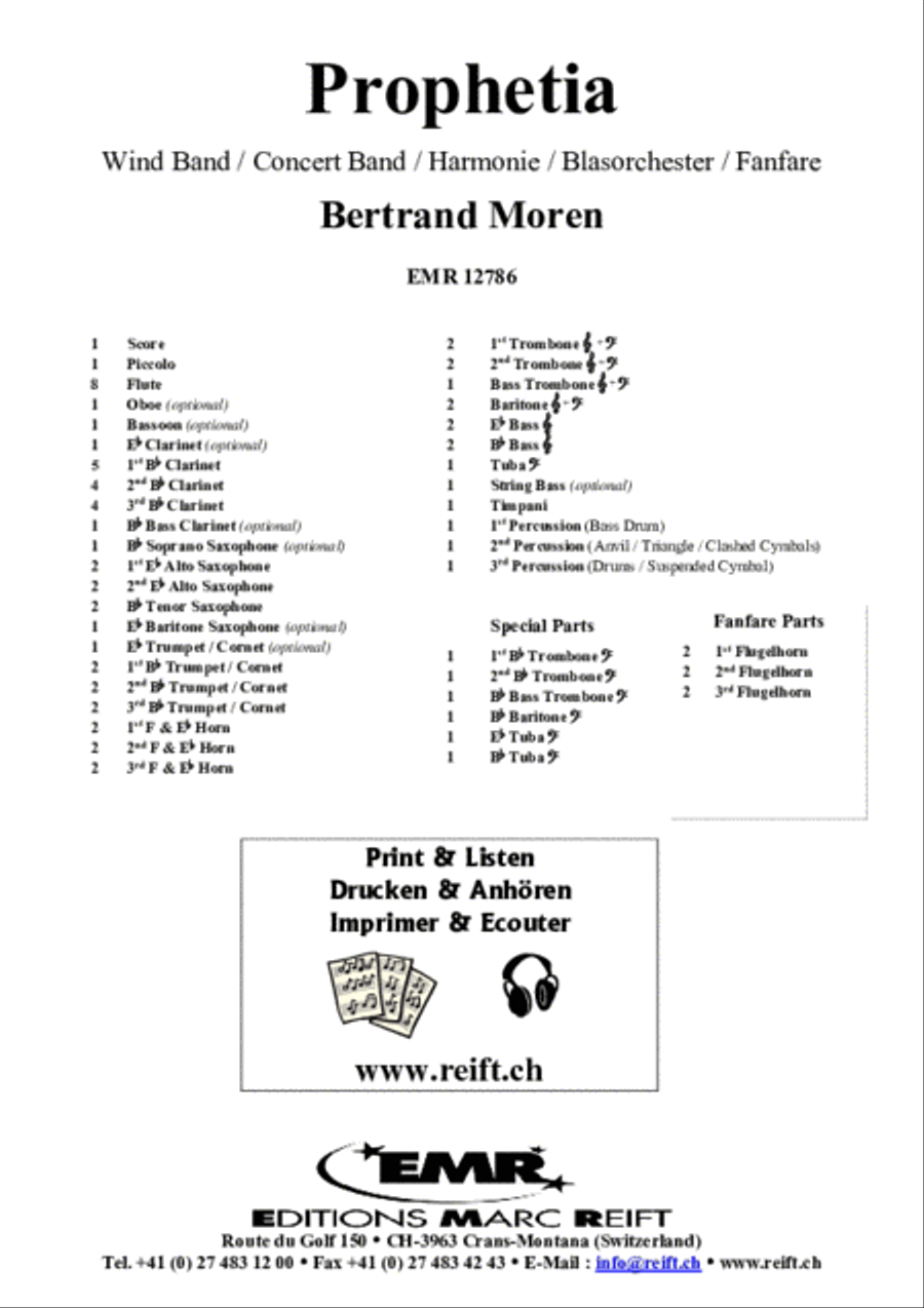 Prophetia Concert Band scores gallery preview page 2
