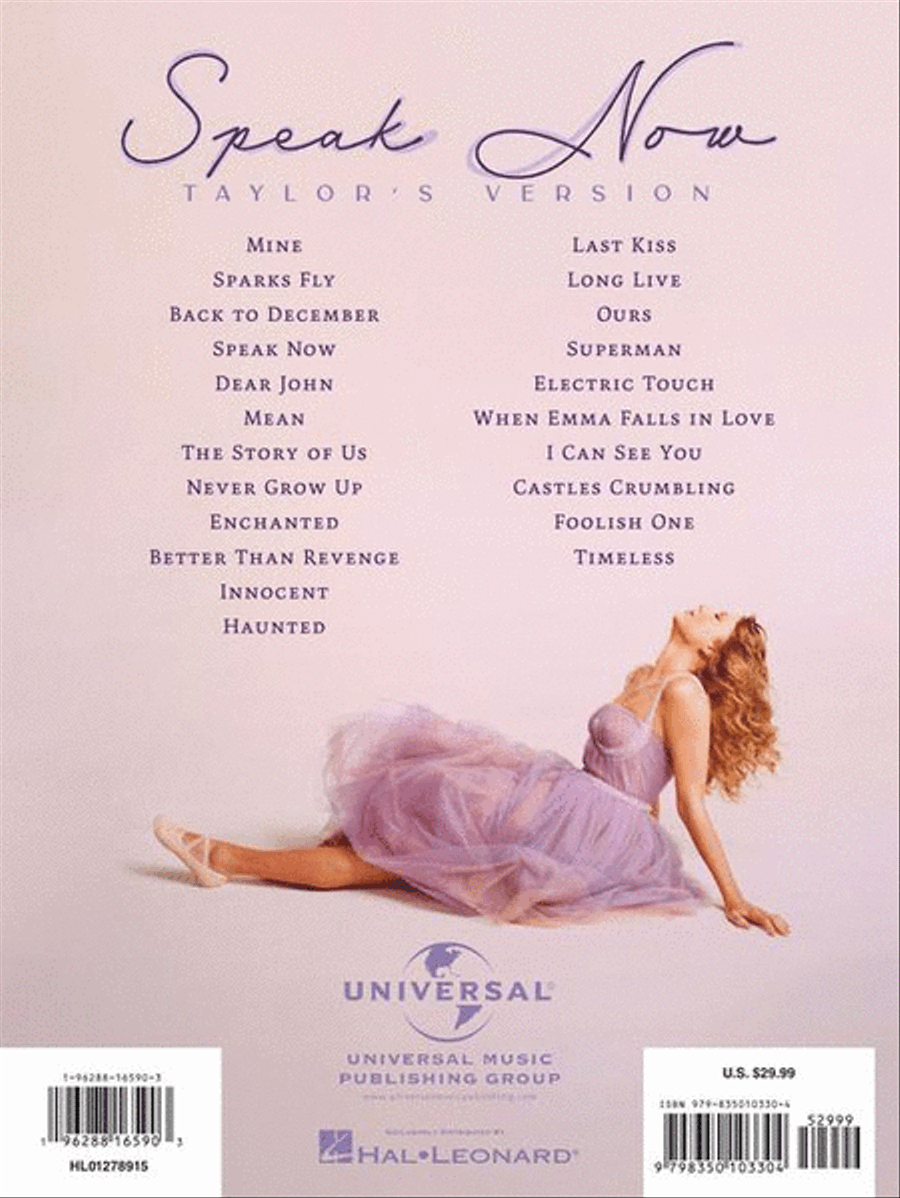 Taylor Swift – Speak Now (Taylor's Version)