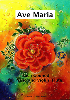 Book cover for Ave Maria for Violin and Piano