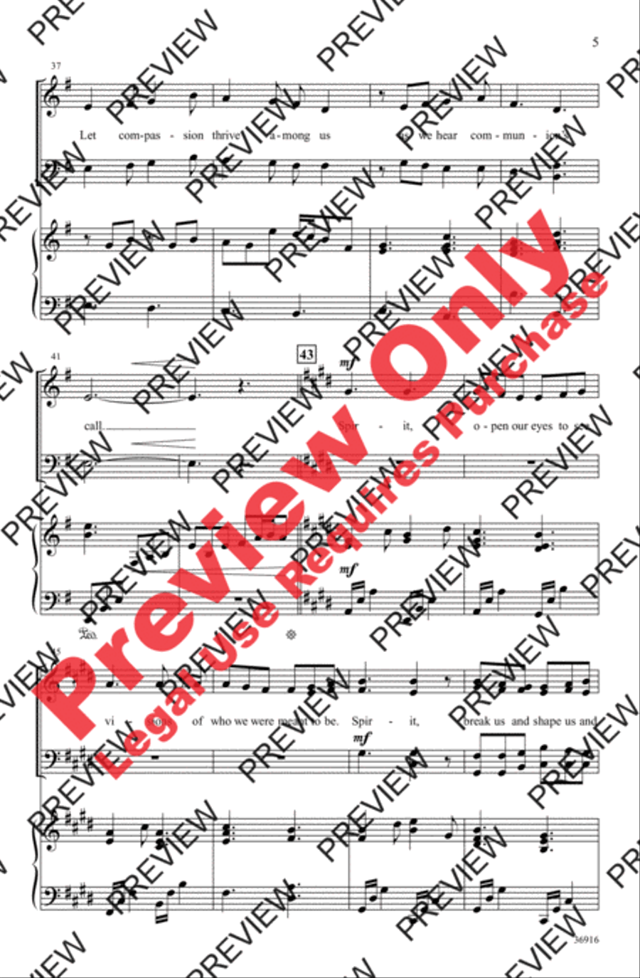 Christ, We See You Christ, We See You 4-Part scores gallery preview page 5