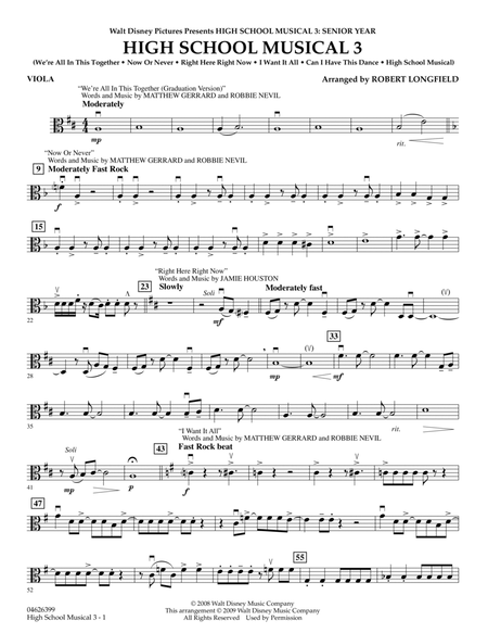 High School Musical 3 - Viola