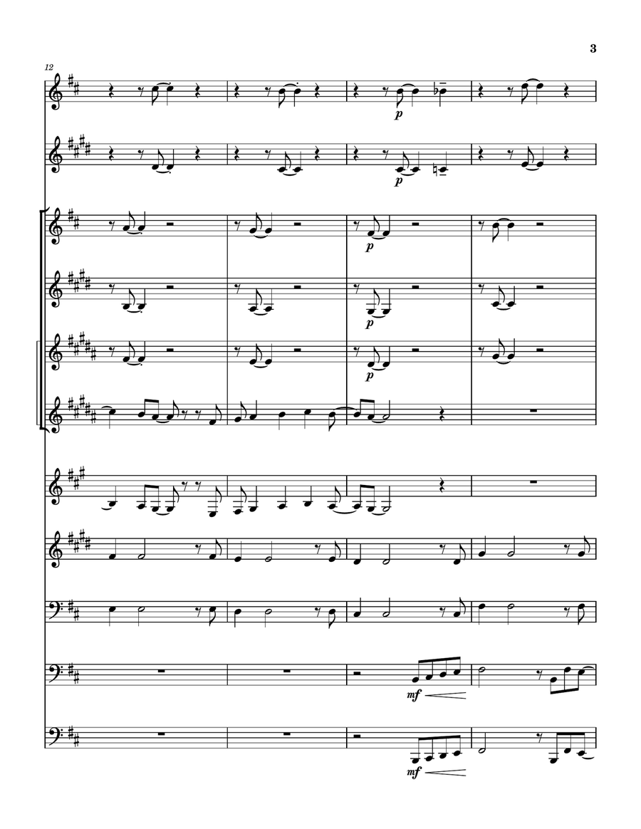 Mary, Did You Know? Small Ensemble scores gallery preview page 3