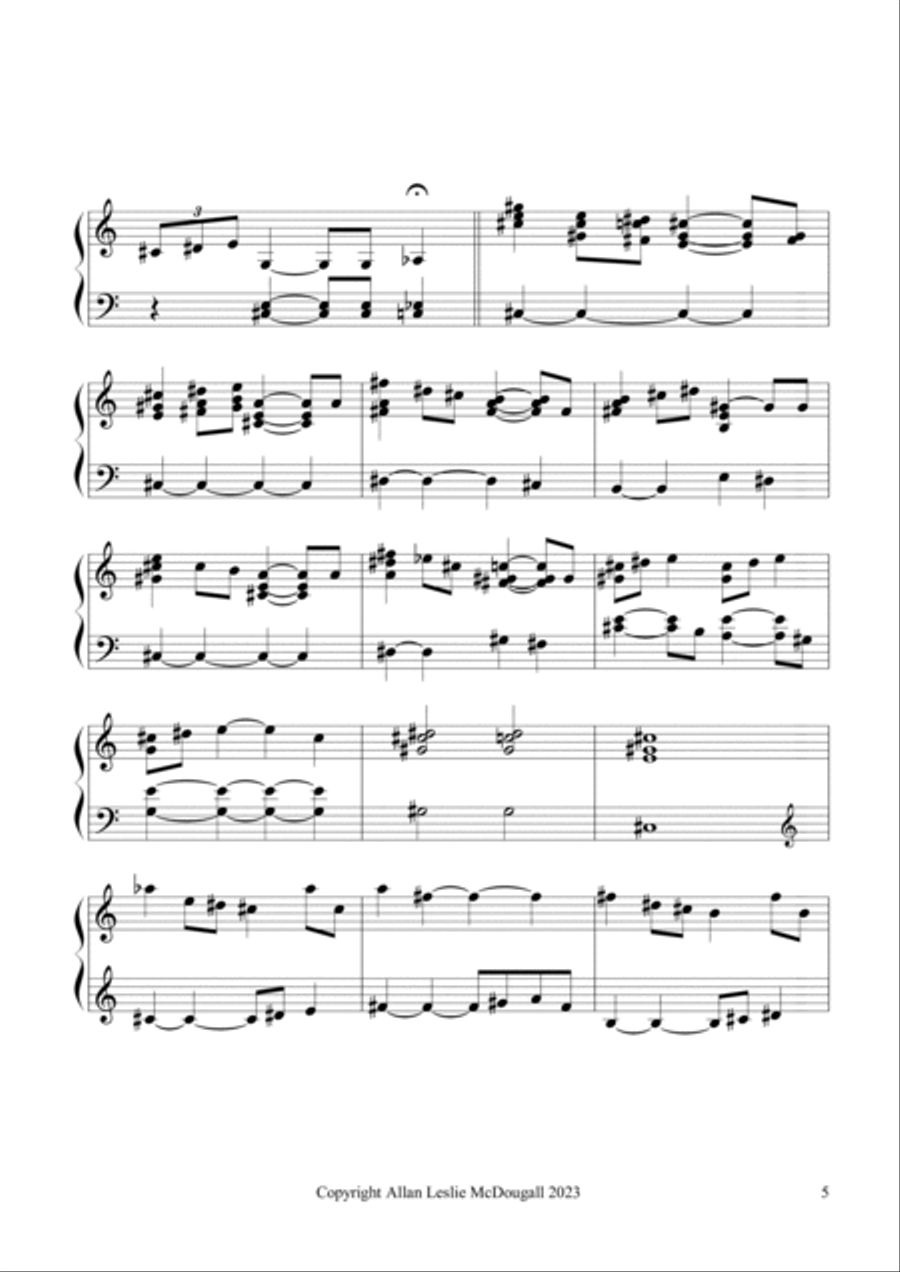 Challenging fantasia Challenging fantasia Piano Method scores gallery preview page 5