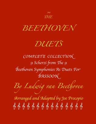 The Beethoven Duets For Bassoon Complete Collection (All 9 Scherzi)