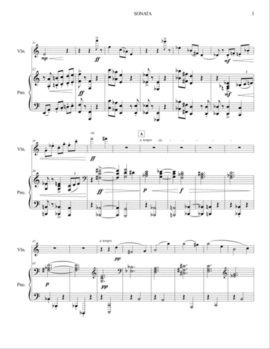 Sonata String Duet scores gallery preview page 3