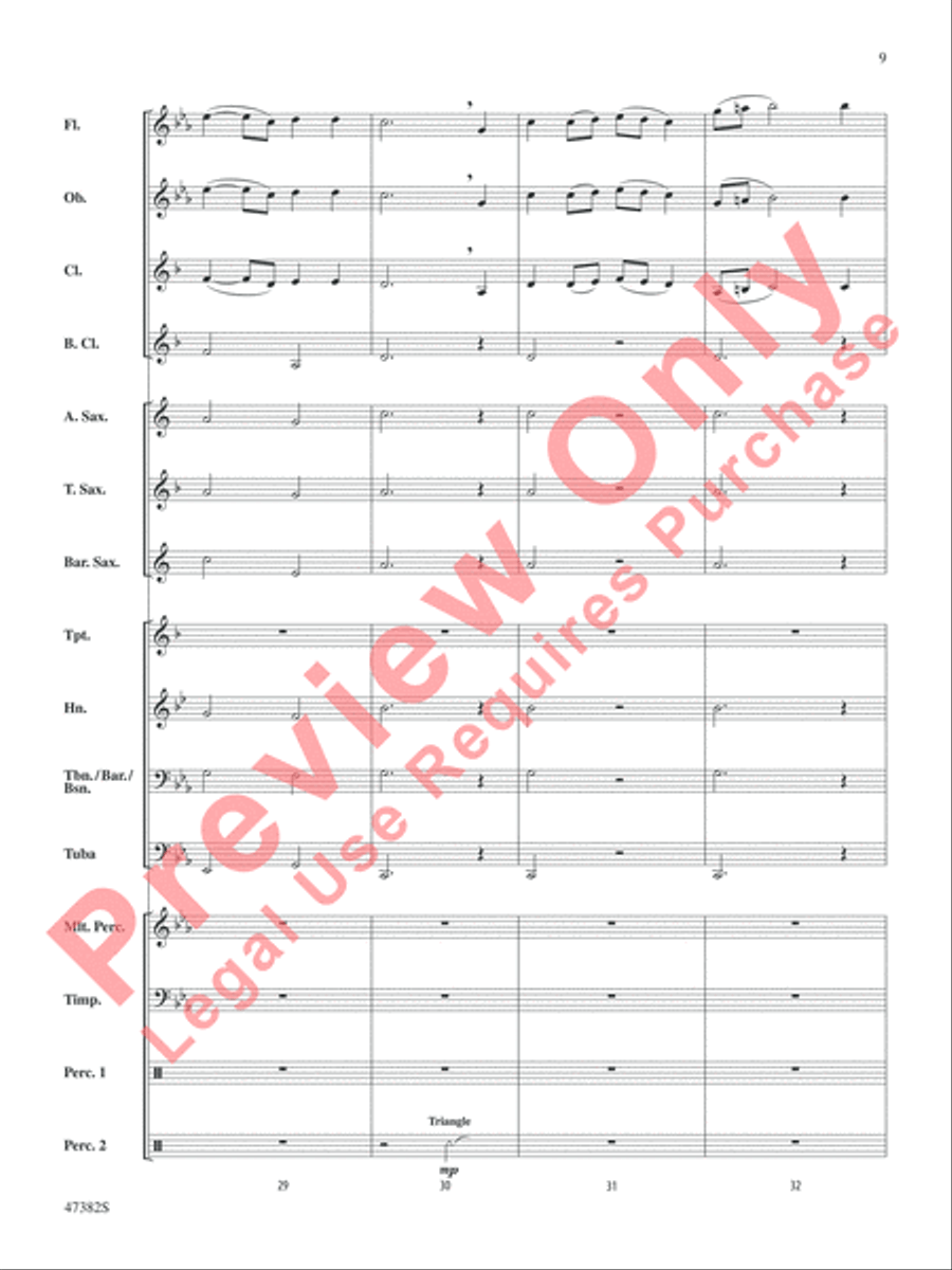 Gustav Holst Band Classics Concert Band scores gallery preview page 10