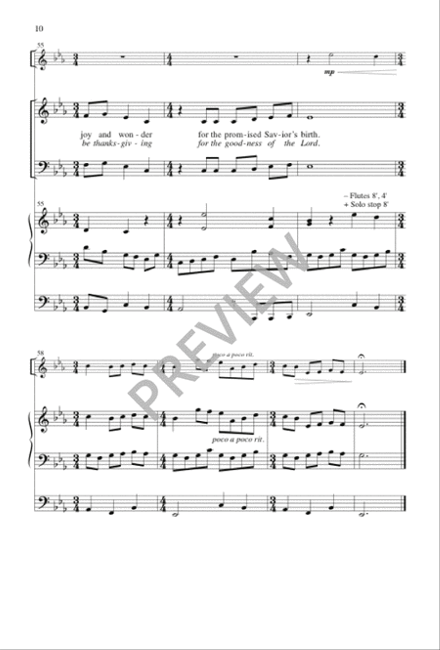 Unexpected and Mysterious 3-Part scores gallery preview page 11