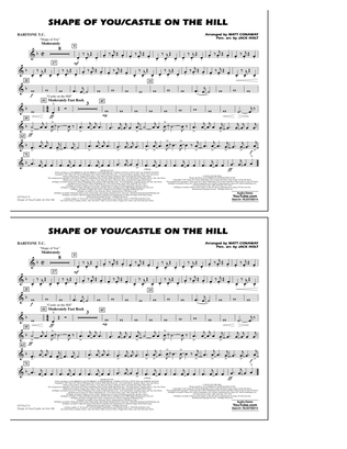 Book cover for Shape Of You/Castle On The Hill - Baritone T.C.