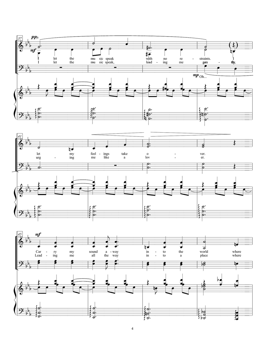 I Let The Music Speak Divisi scores gallery preview page 5