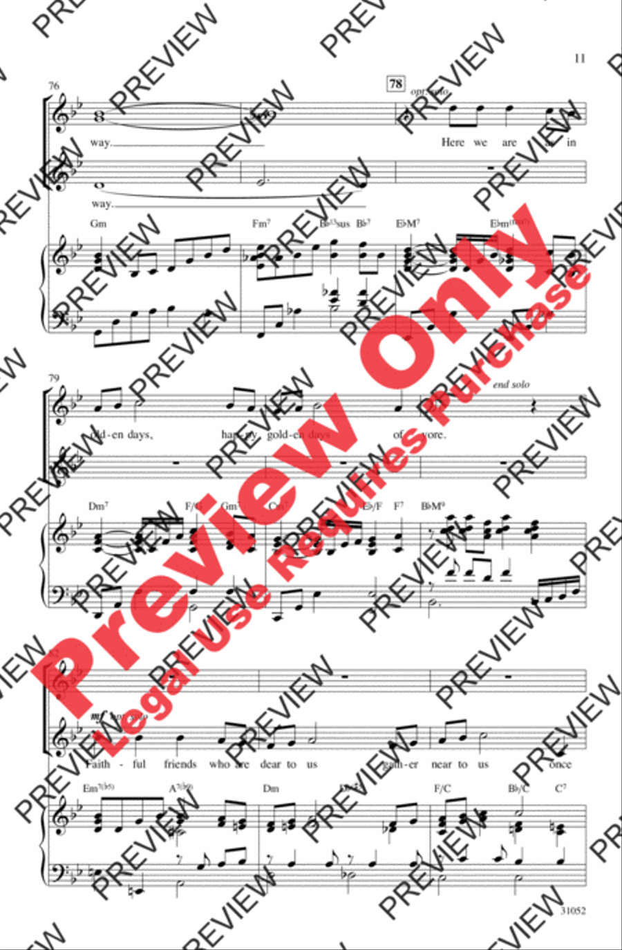 Christmas Pops Trio (A Medley) Women's Choir scores gallery preview page 11