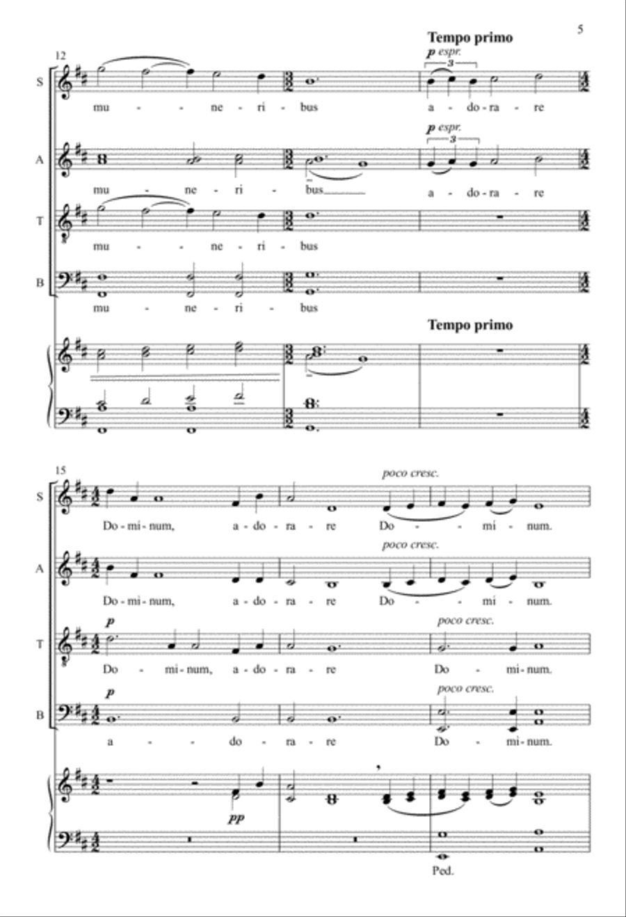 Vidimus stellam from Vidimus stellam Divisi scores gallery preview page 5