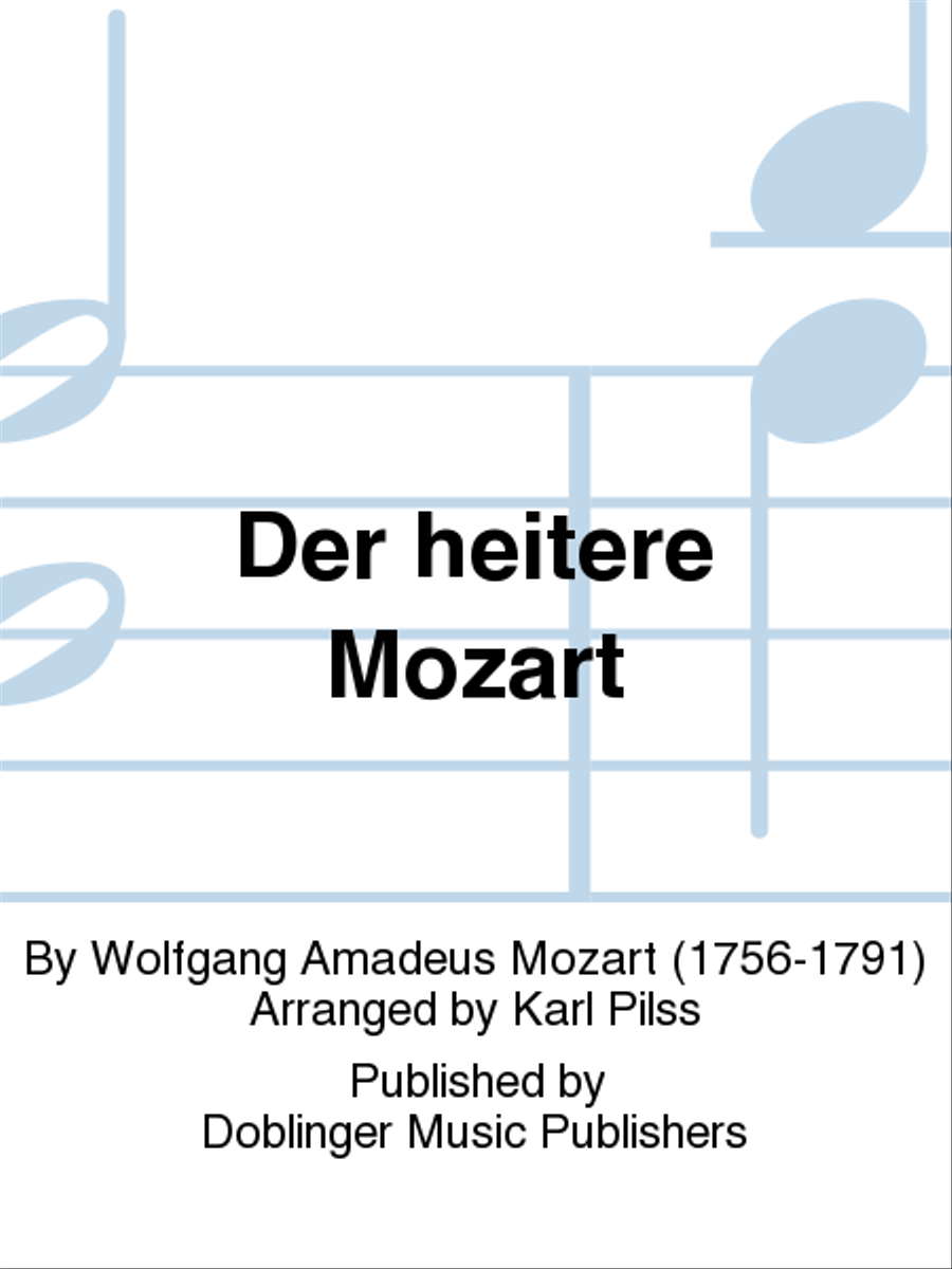 Der heitere Mozart Men's Choir scores gallery preview page 1