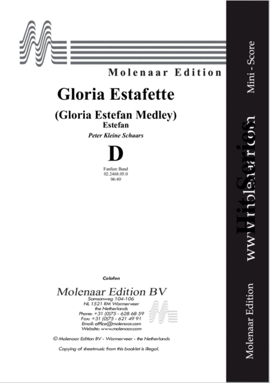 Gloria Estafette Big Band scores gallery preview page 2