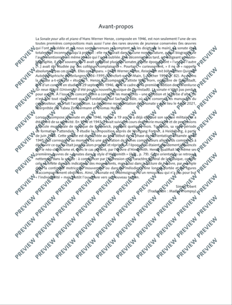 Sonate Sonate Piano Accompaniment scores gallery preview page 6