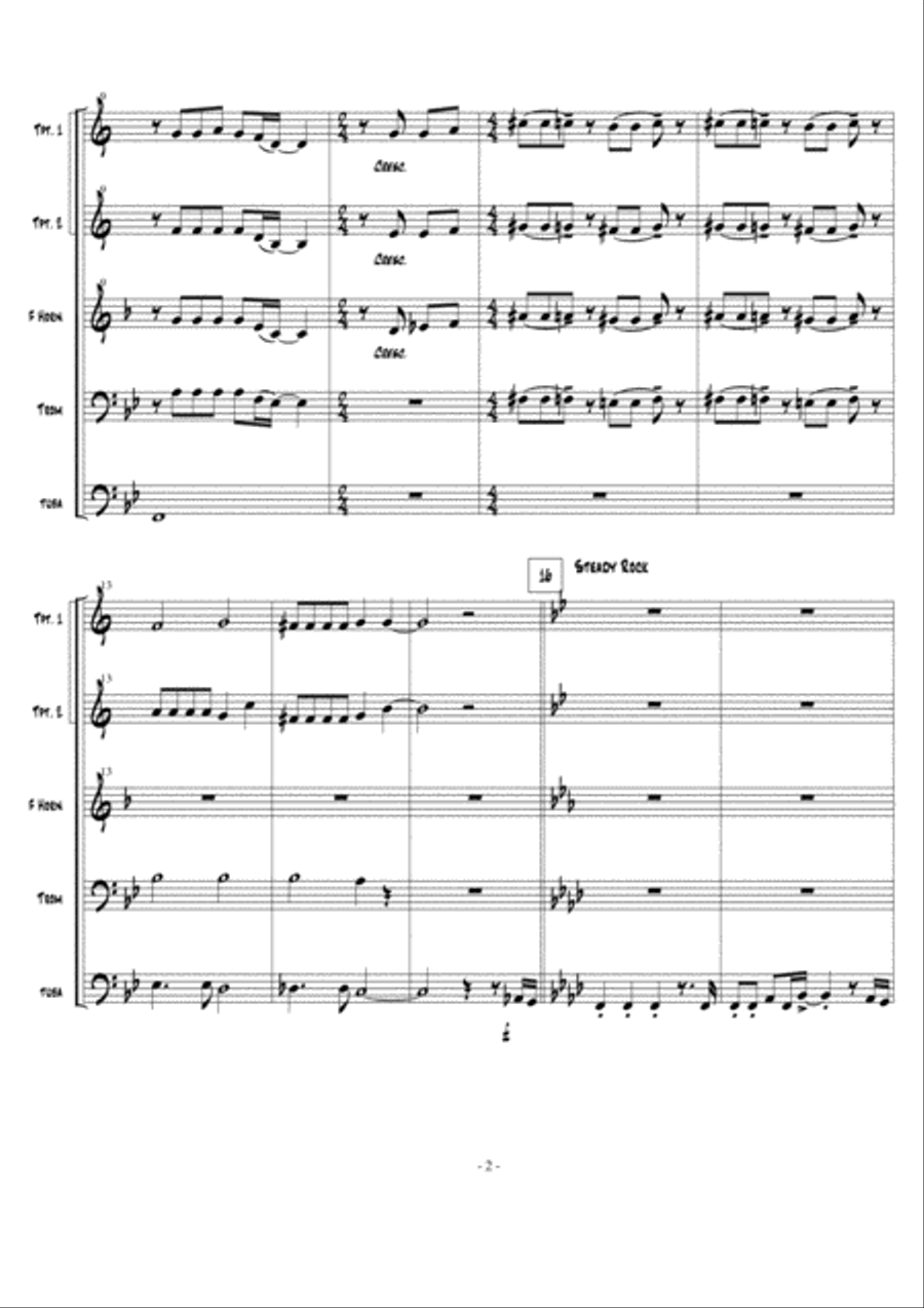 Bohemian Rhapsody Brass Ensemble scores gallery preview page 3