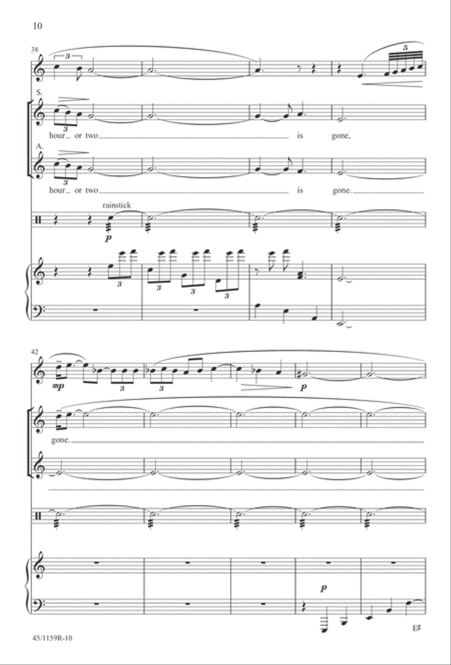 The Day of Hope - Choral/Full Score SSAA scores gallery preview page 10