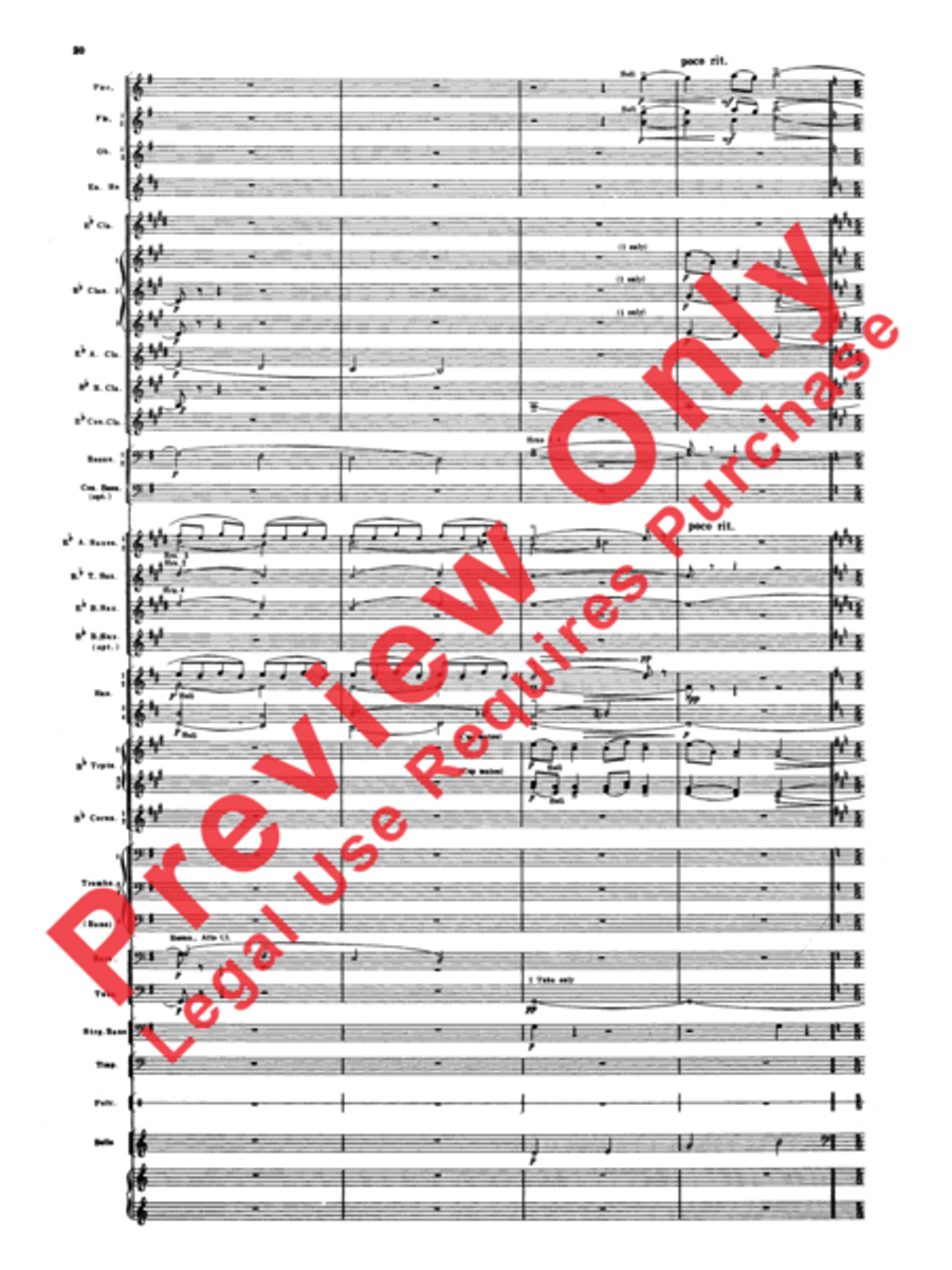 Armenian Dances, Part 1 Concert Band scores gallery preview page 21
