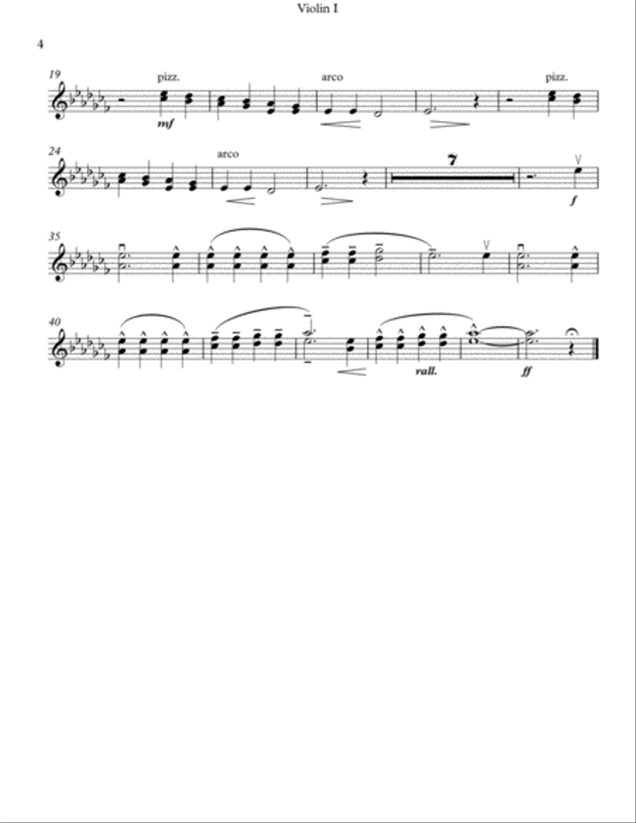 Three Songs of William Blake (Instrumental Parts) 4-Part scores gallery preview page 4
