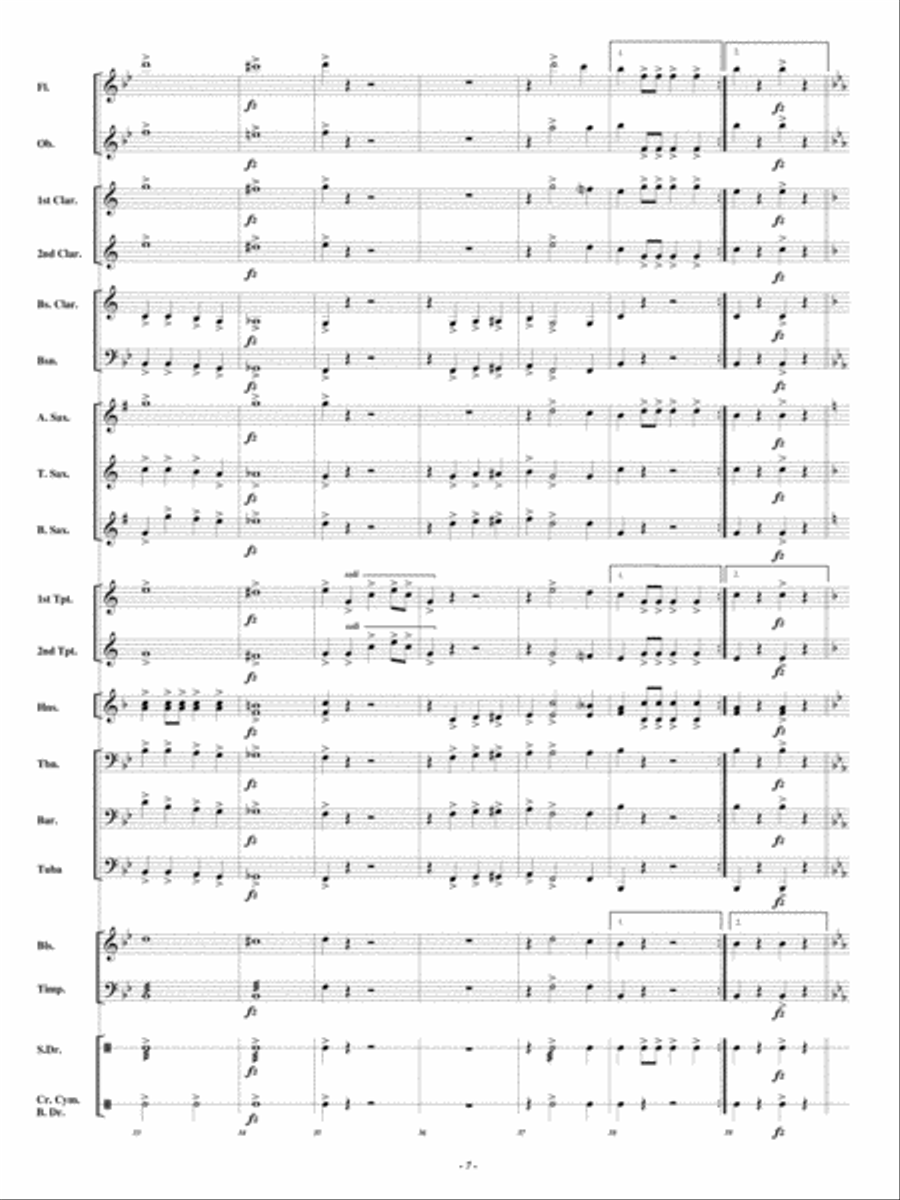 Fidelity Fidelity Concert Band scores gallery preview page 6
